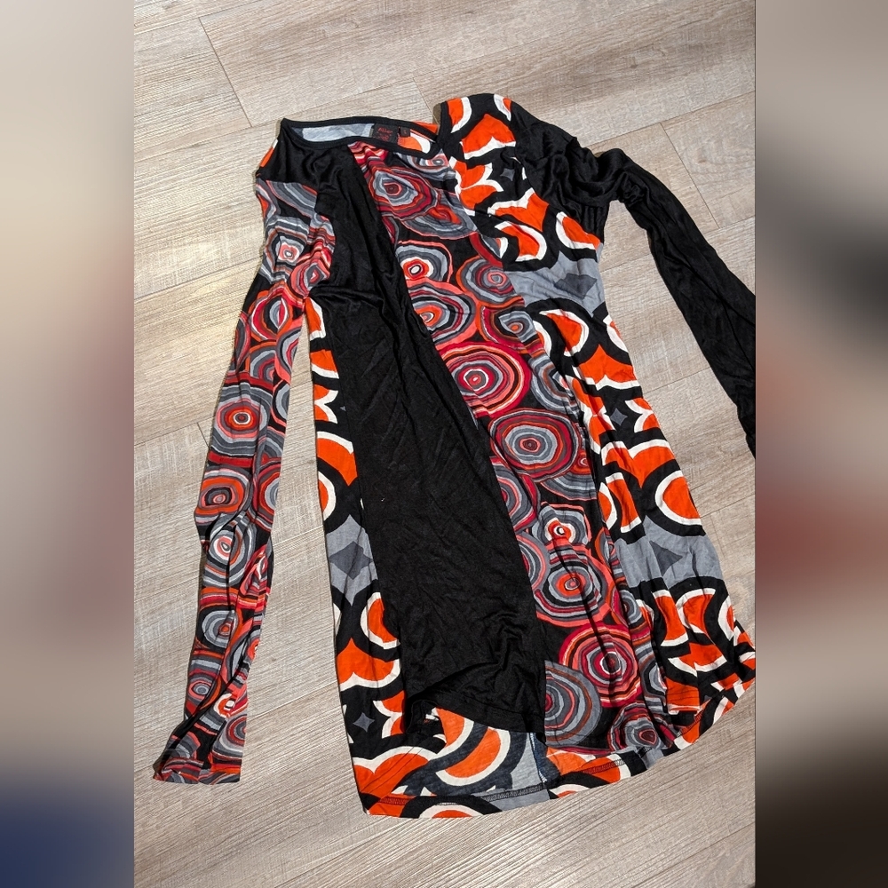 Colorful Geometric Long Sleeve Tunic